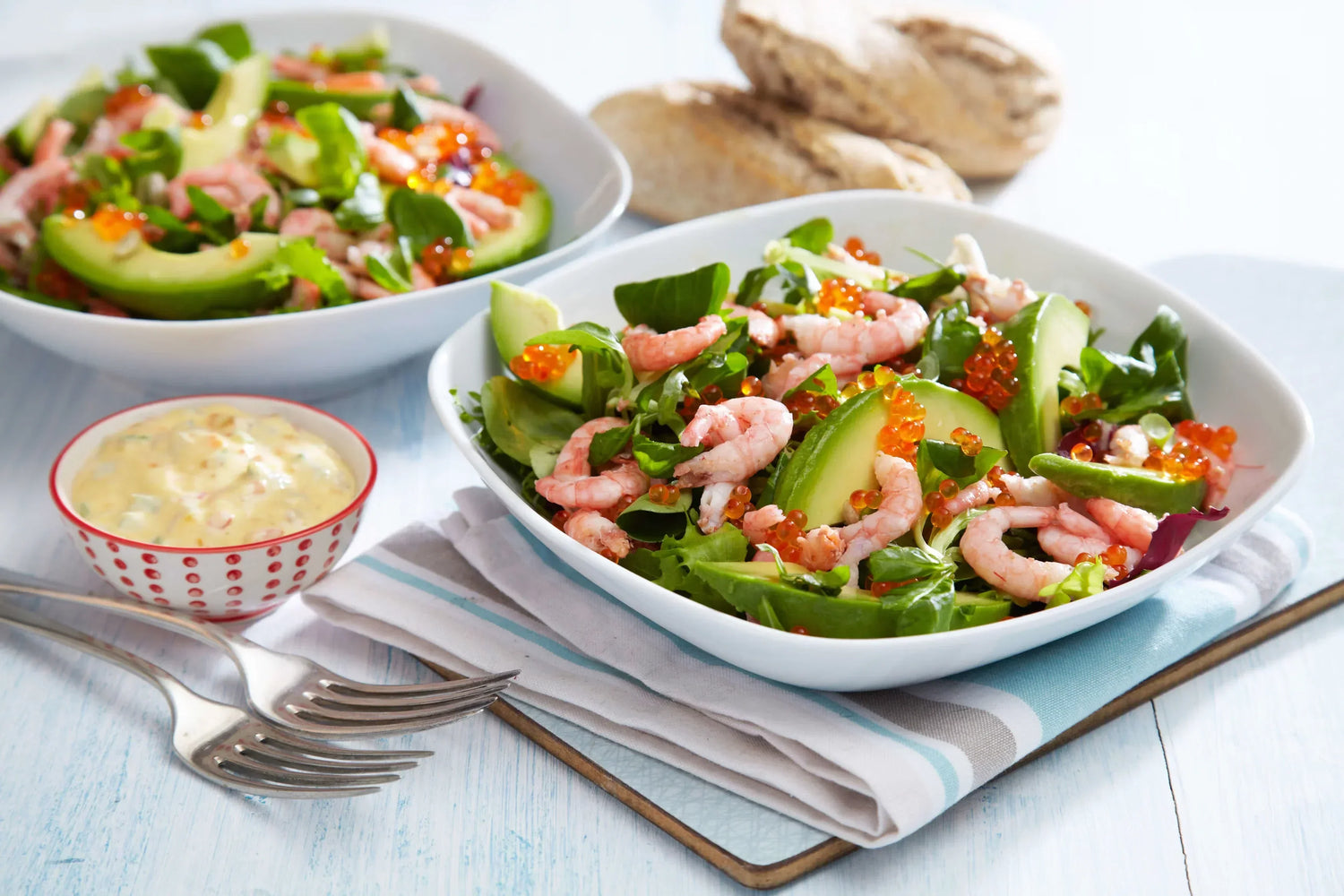 Reke -og avokadosalat