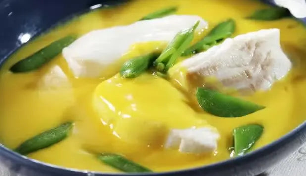 Hvitvinsdampet torsk med safransaus