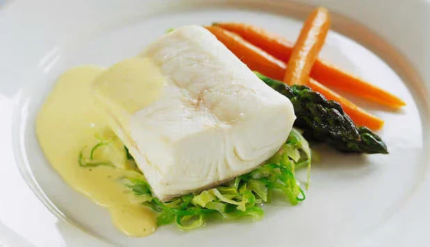 Kveite med hollandaise